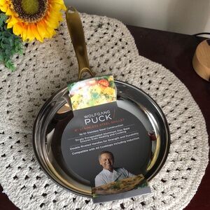 Wolfgang Puck 8” Stainless Steel Skillet